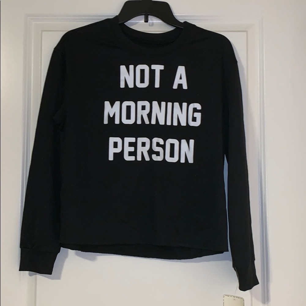 Crew neck sweatshirt